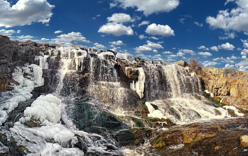 Українські водоспади Білі камені кривий ріг