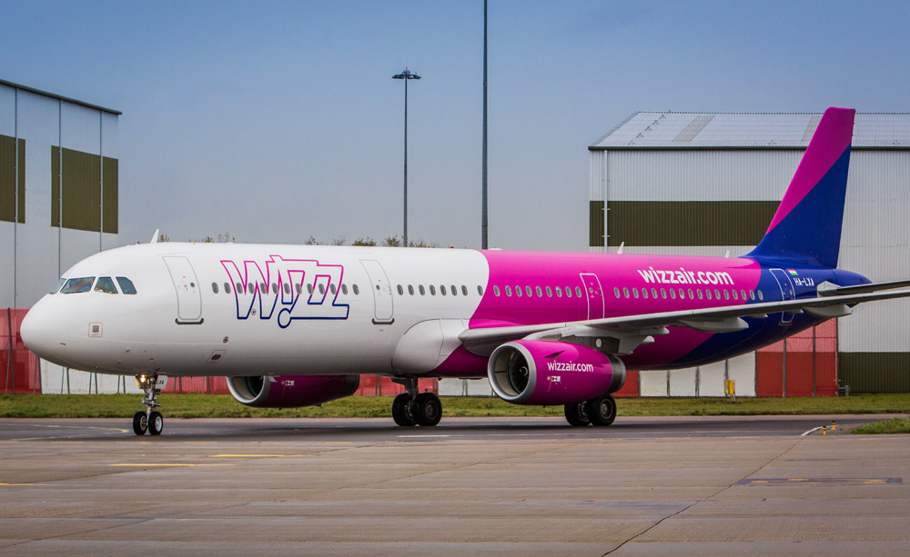 Wizz Air планує літати з Києва та Львова у Пардубіце