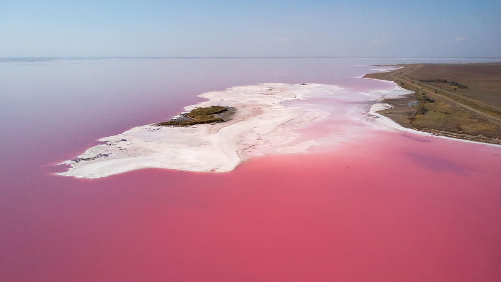 Лемурійське рожеве озеро в Україні Херсон Херсонська область як доїхати розовые озера в украине
