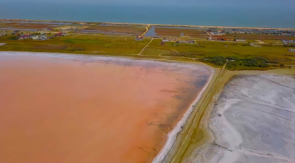 Рожеве озеро Зяблівське Касирське арбатська стрілка як доїхати
