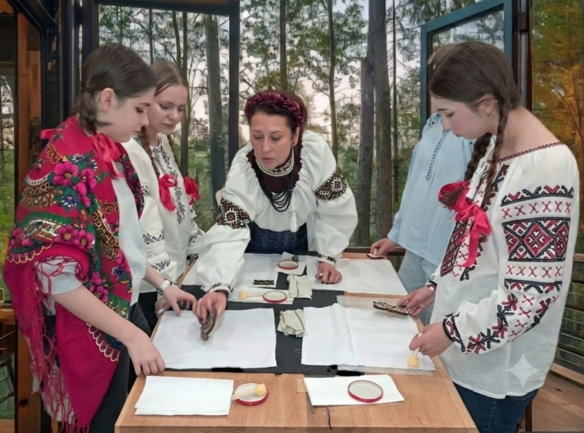 майстер-клас «Бойківська вибійка на тканині»
