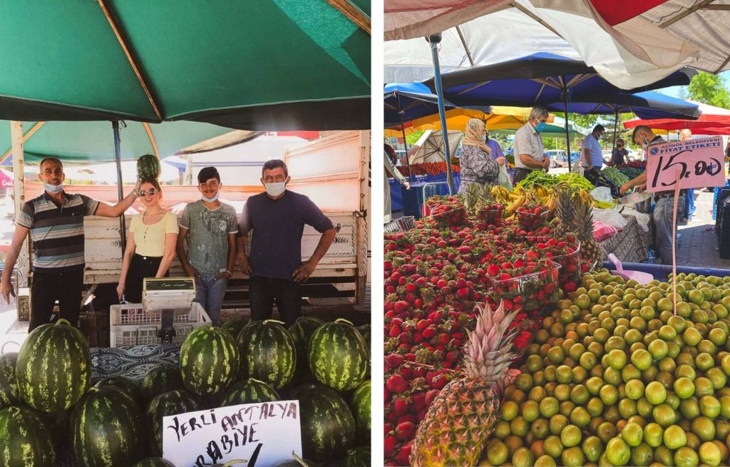 базар в Невшехірі каппадокія на автомобілі