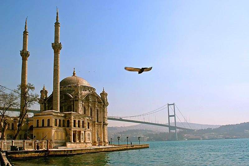 туристичні місця стамбула Мечеть Ортакьой (Büyük Mecidiye Camii)