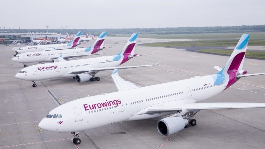 Німецький лоукост Eurowings заходить до України: що потрібно знати