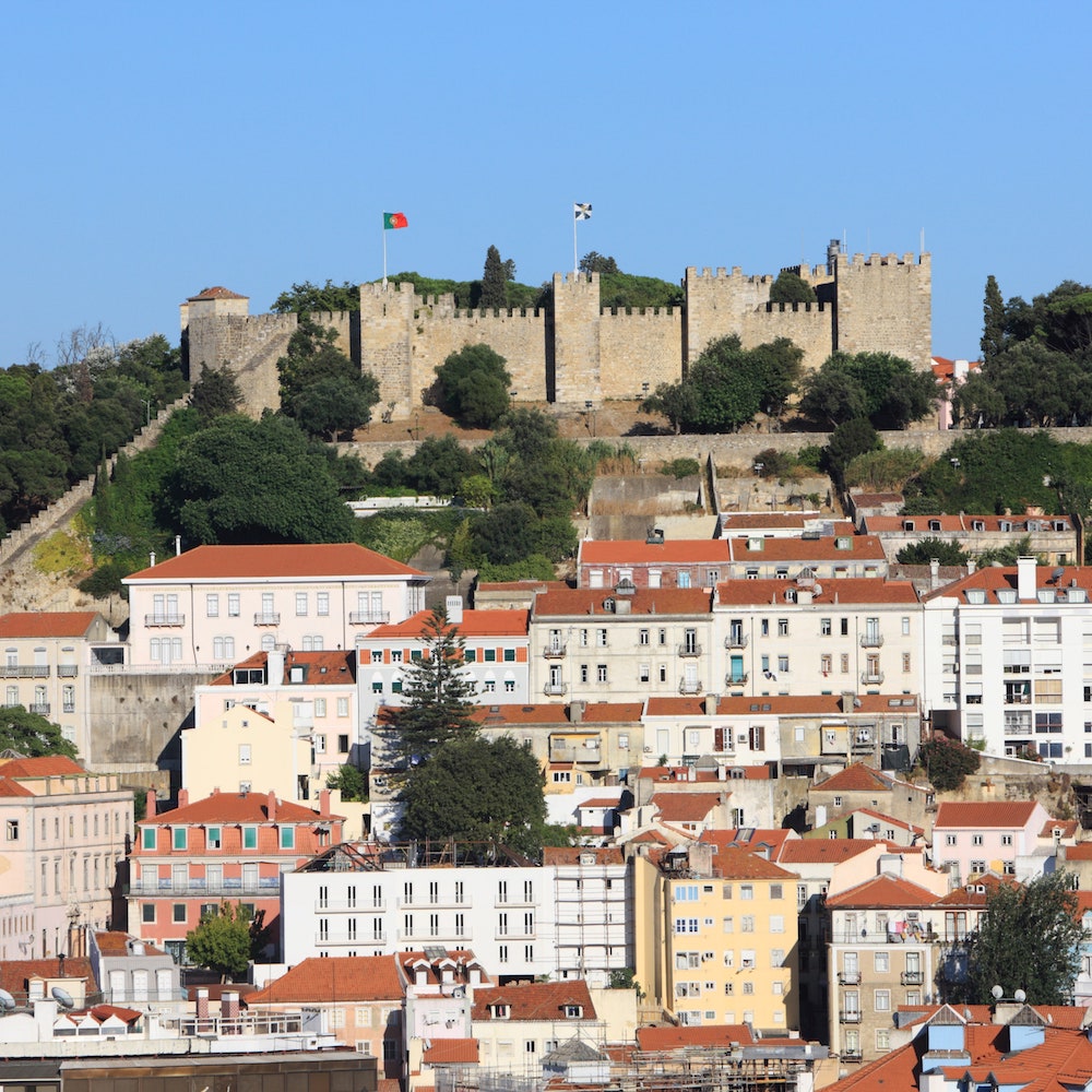 Замок Сан-Жоржі лісабон португалія що подивитися