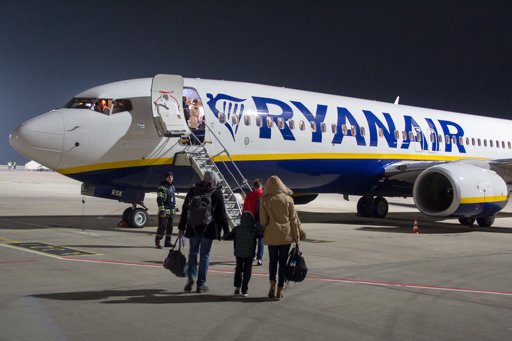 Кіберпонеділок Ryanair: квитки з міст України - від €5