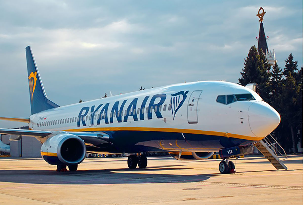 Ryanair анонсував нові рейси з України на літній період