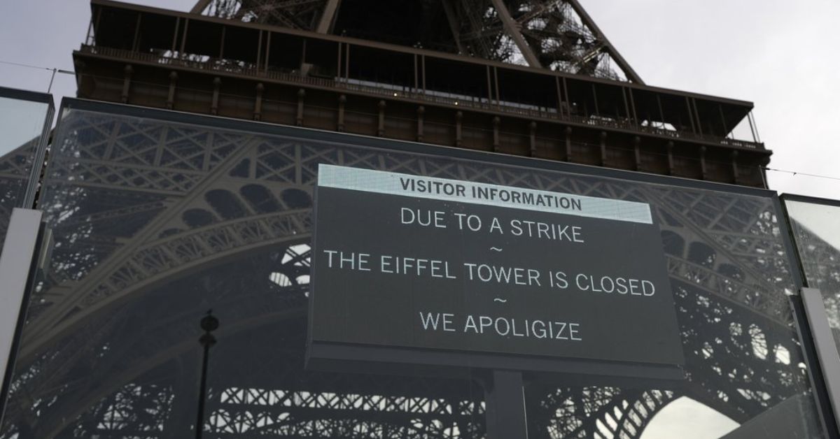 Ейфелеву вежу закрили для туристів через страйк працівників