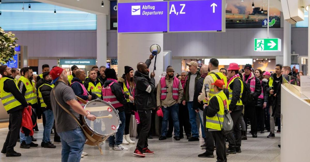 Німецькі аеропорти масово скасовують рейси через страйки