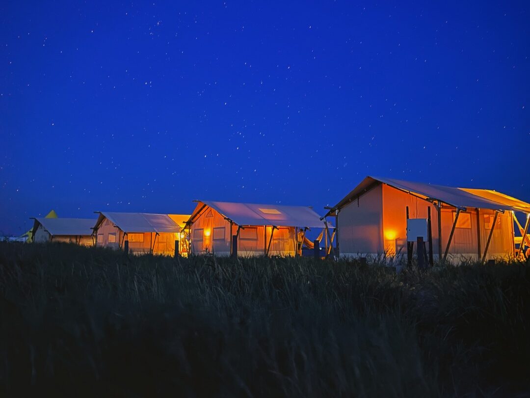 глемпи Рrozorі Тилігульський лиманна фоні зоряного неба