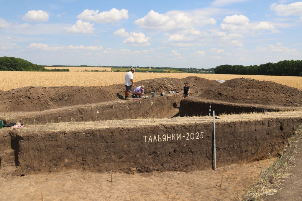 розкопки трипільського поселення-гіганта Тальянки