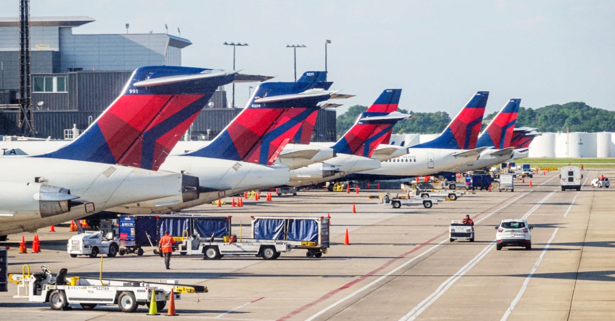 Літаки авіакомпанії Delta Air Lines в аеропорту
