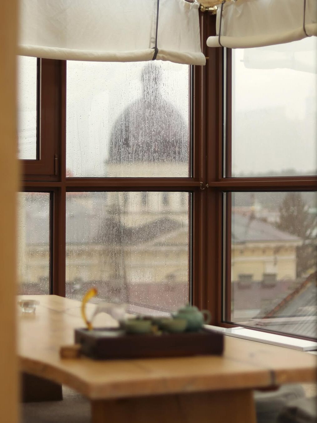 чайна з панорамним видом на Львів