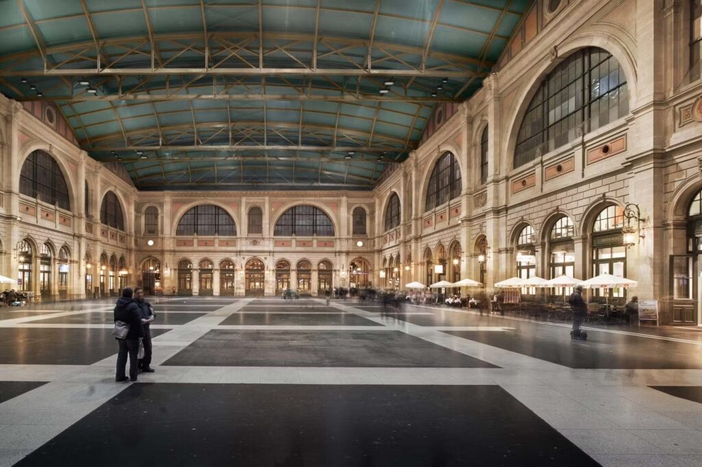 Інтер'єр вокзалу в Цюриху Zürich Hbf