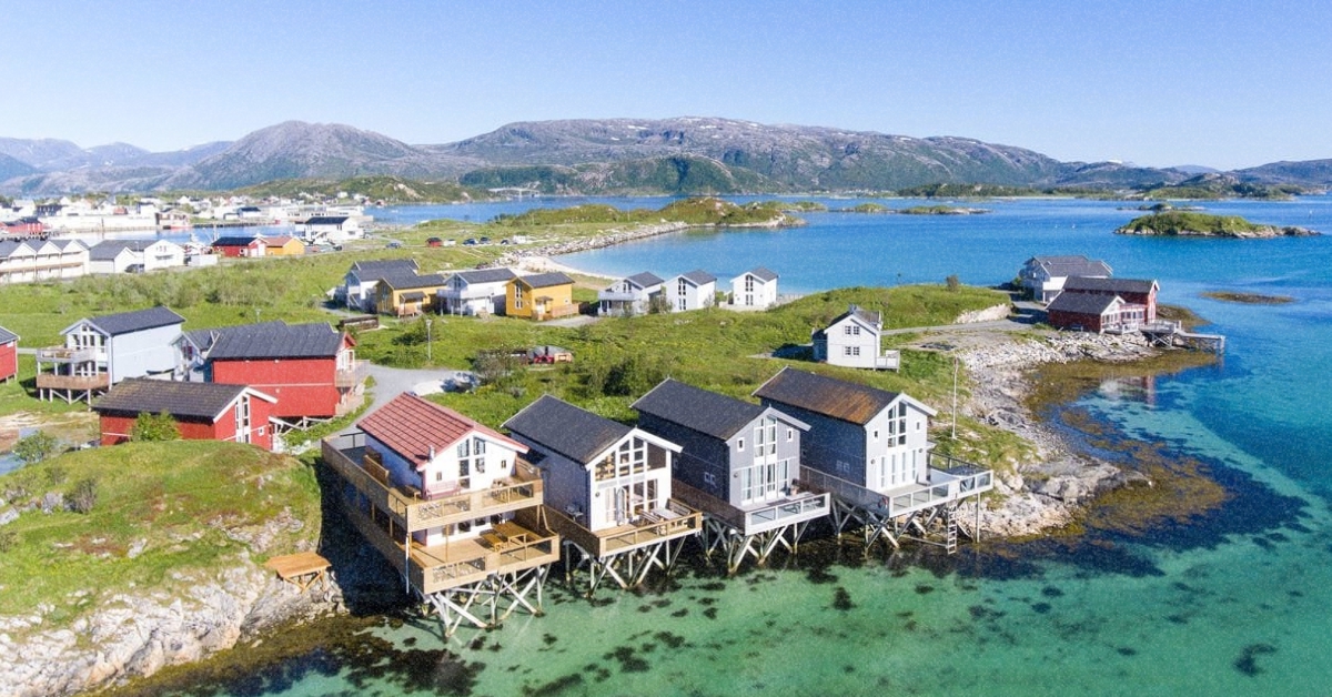 Рибальське село Соммарей з його характерними червоними будинками