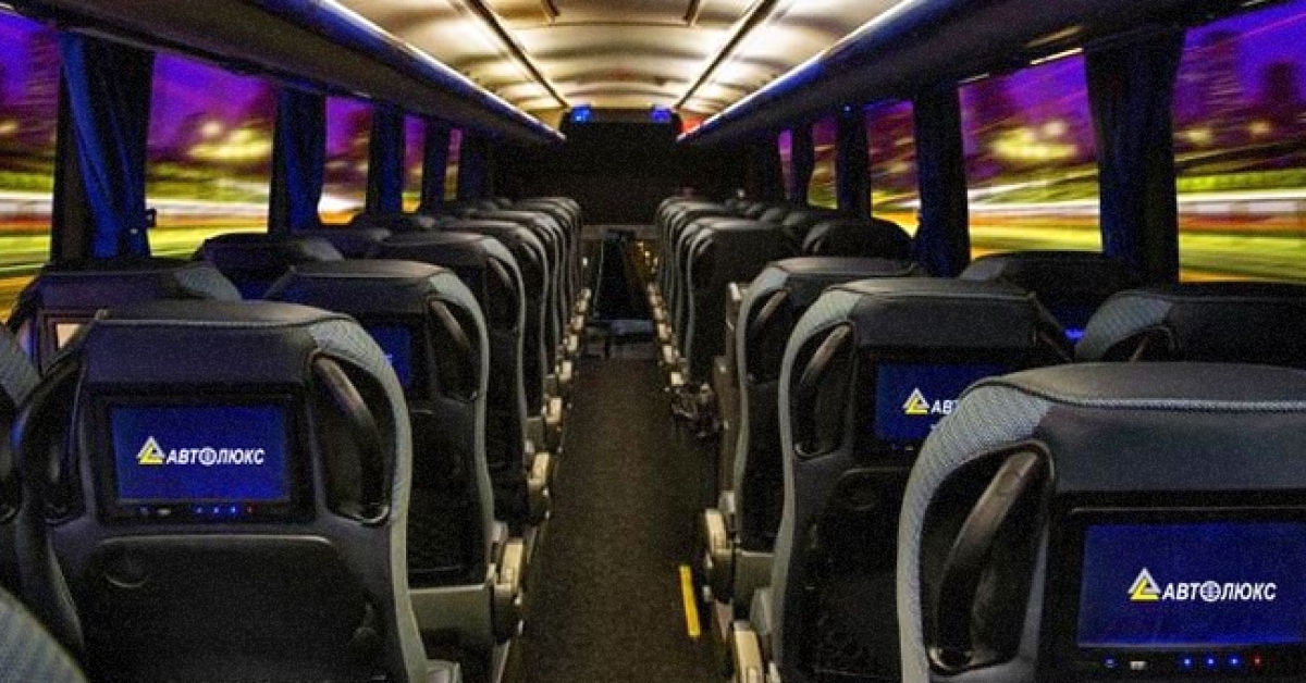 Автобус компанії 'Автолюкс' на міжнародному маршруті