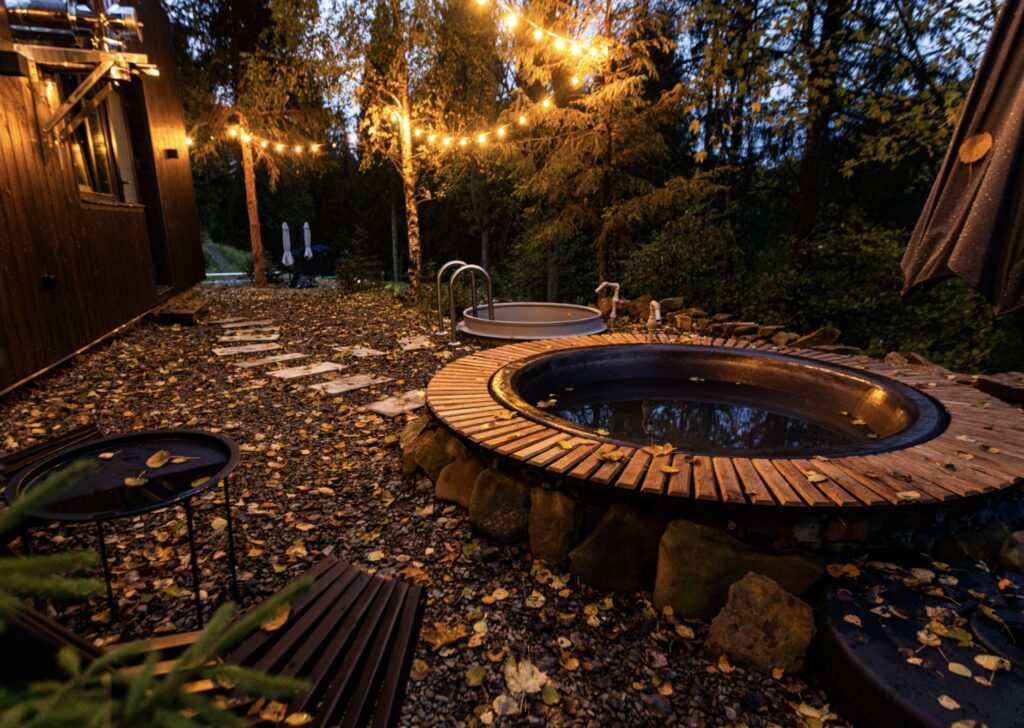 будиночки Prostir з чаном поблизу києва