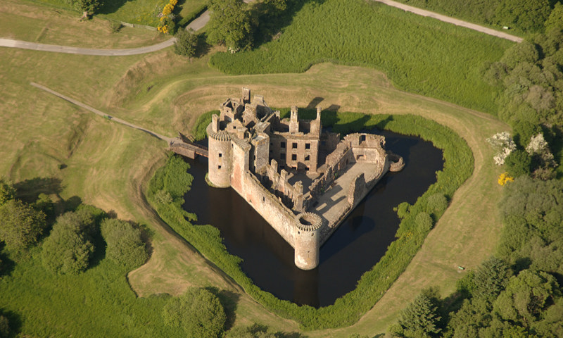замок Керлаверок (Caerlaverock Castle)