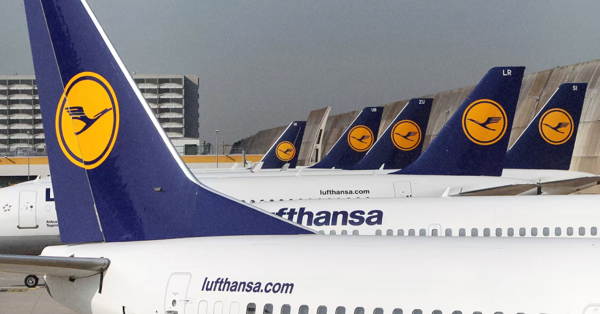 Літаки Lufthansa на пероні аеропорту Франкфурта під час страйку
