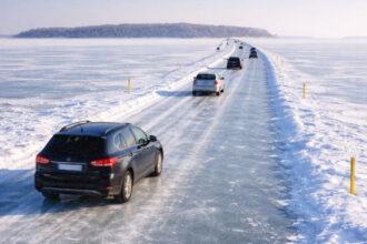 В Естонії відкрили унікальну 17-кілометрову льодову трасу через Балтійське море