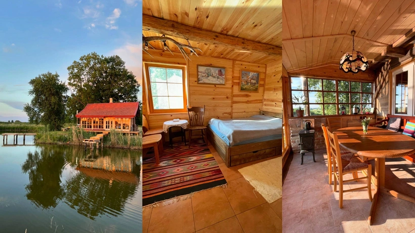Будиночок на озері Львівська область, хутір Козаки