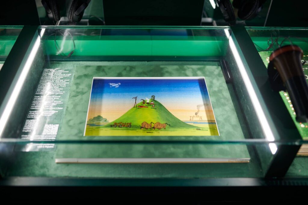 фото проекту виставки культурна валіза на київському вокзалі