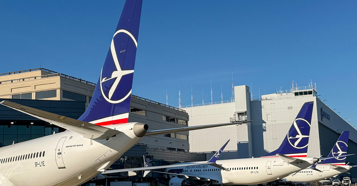 Літаки авіакомпанії LOT