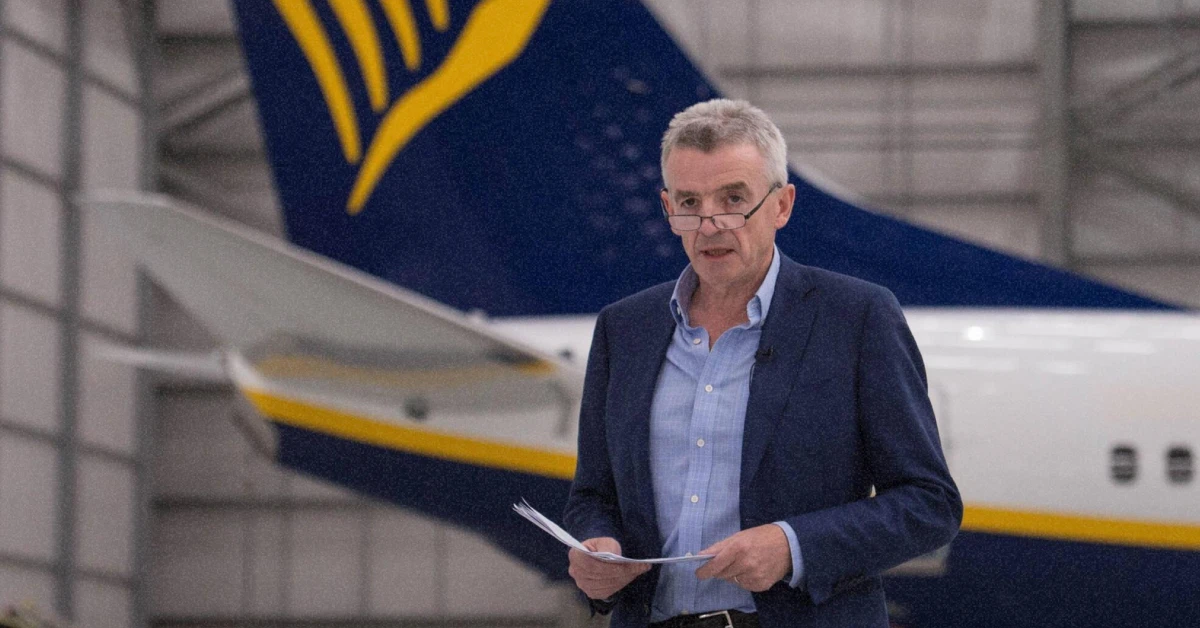 Майкл О’Лірі, голова Ryanair, під час інтерв'ю Sky News щодо ризиків авіаперевезень