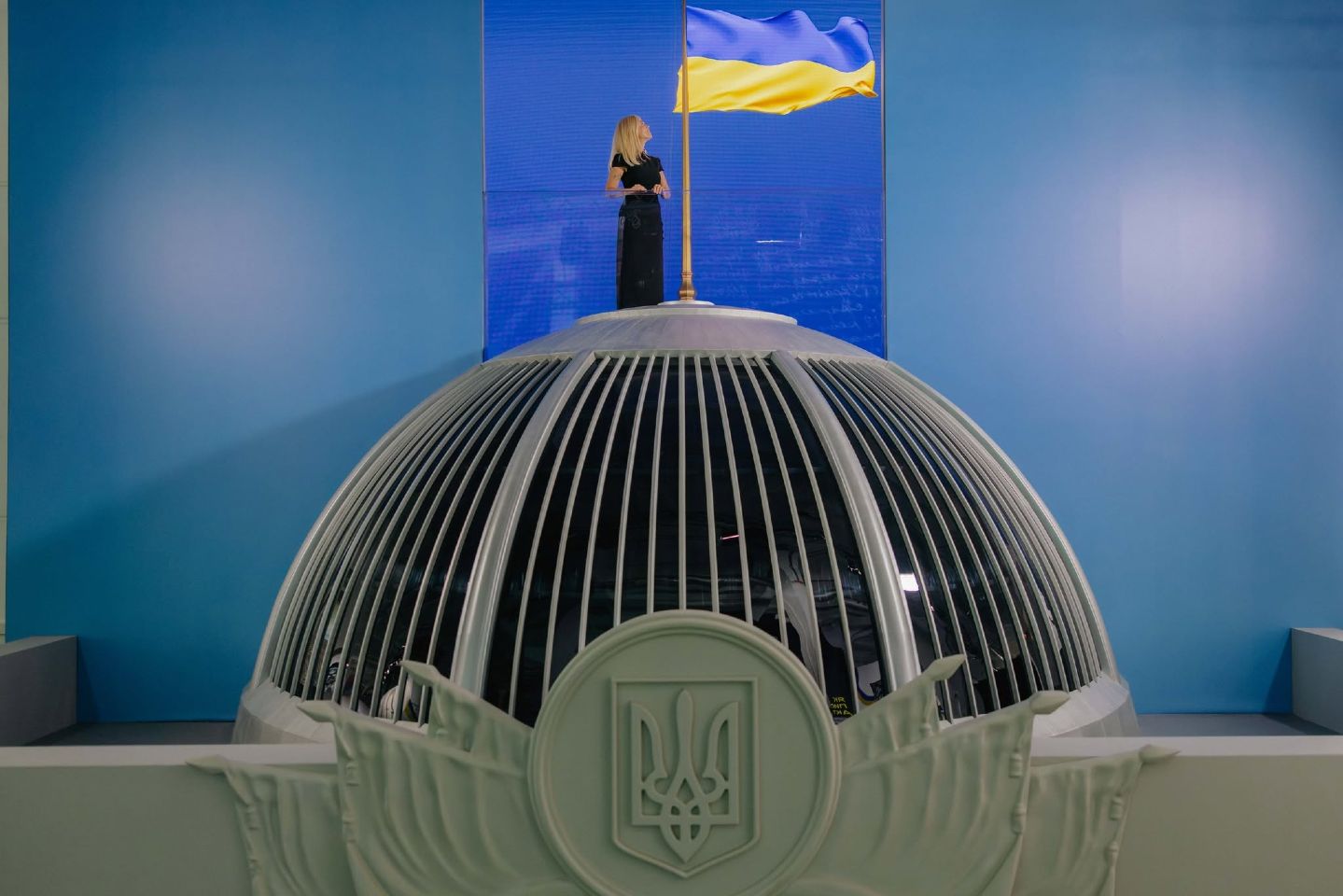 Інтерактивна експозиція виставки «Той день» у виставковому ангарі столичного вокзалу