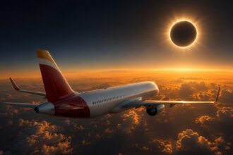 Авіакомпанія Iberia організує чартерний рейс для спостереження за сонячним затемненням
